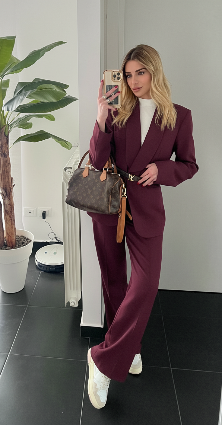 Tailleur Pamela Wine
