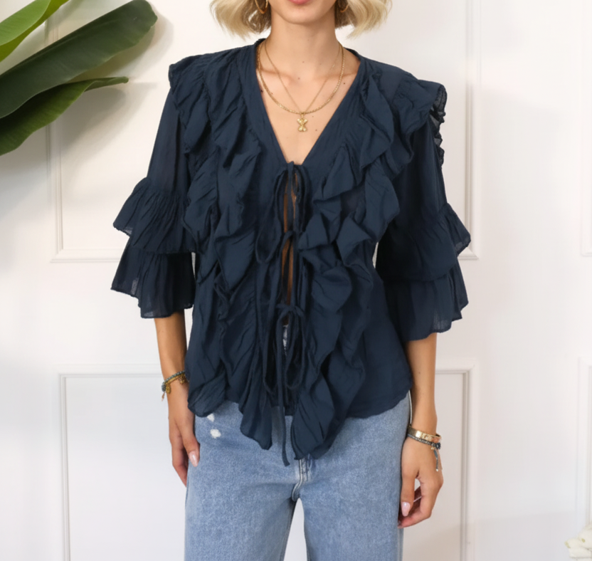 Camicia Eliza blu