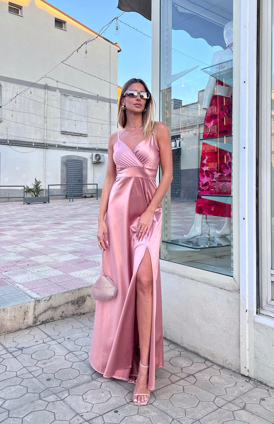 Abito Diamante rosa cipria