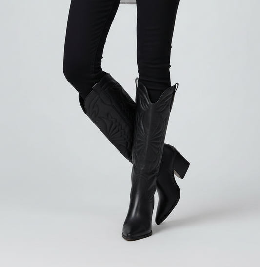 Stivale Texano Mary nero