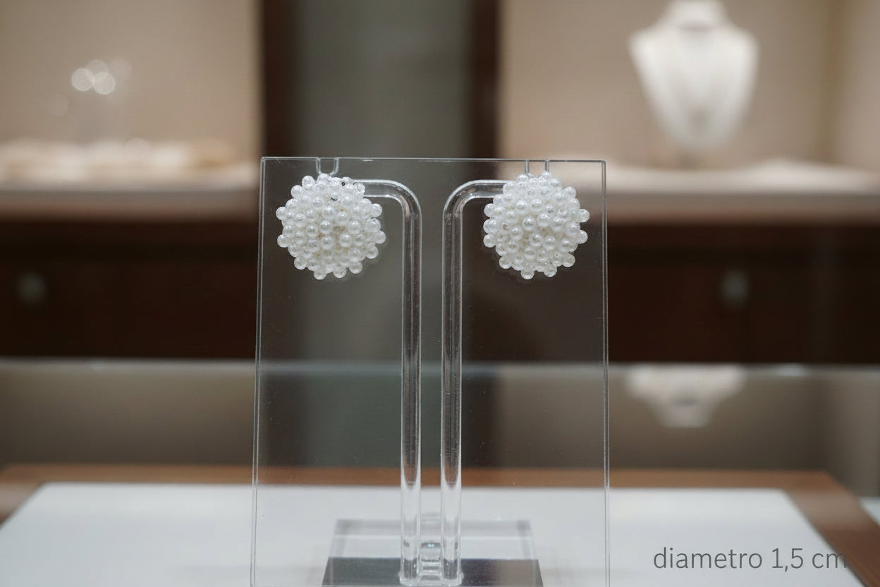Orecchini Sfera "Glamour Pearl"