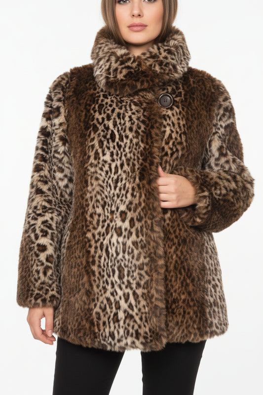 Ecopelliccia Leopard