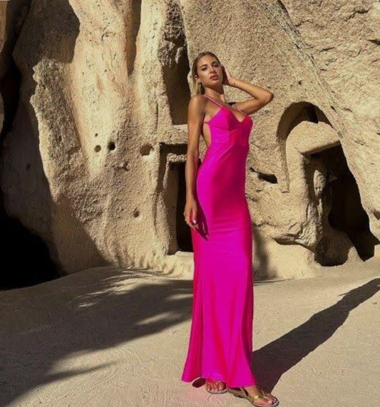 Abito Sirena fucsia