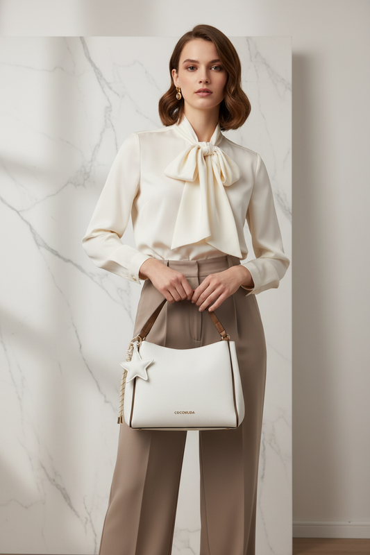 Borsa Bianco & Cuoio COCONUDA