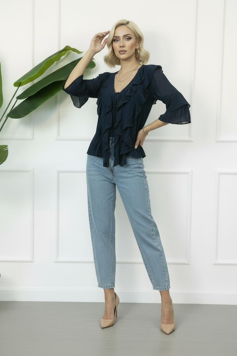 Camicia Eliza blu