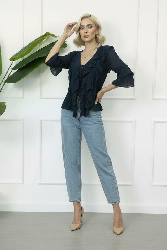 Camicia Eliza blu
