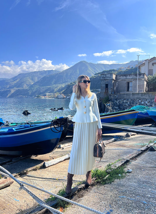 Completo Chianalea bianco/panna