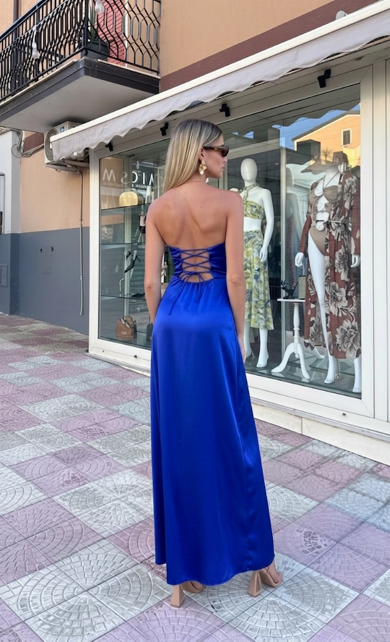 Abito Shal azzurro