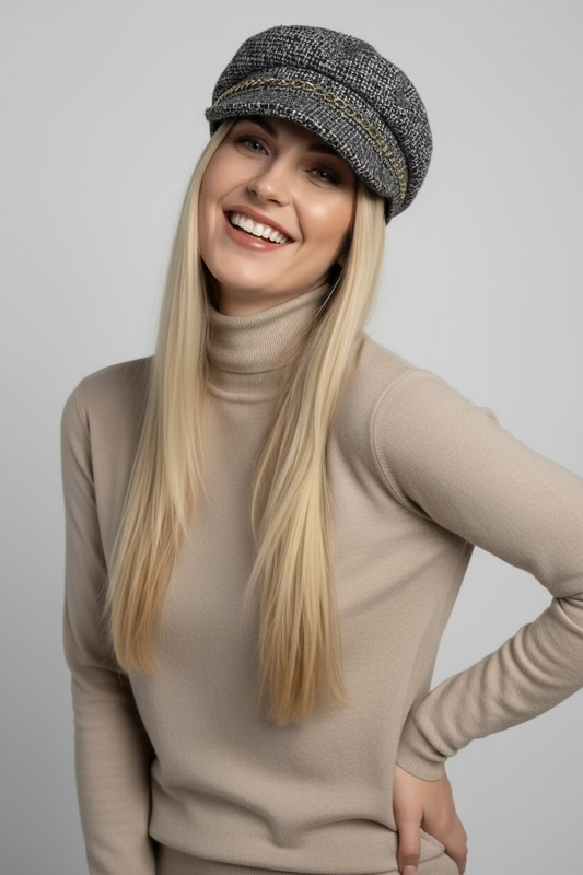 Cappello alla Gavroche in Panno di Viscosa
